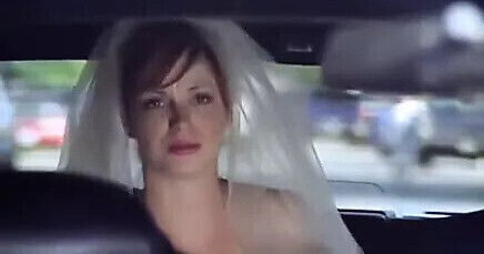 Busty bride cheats with driver