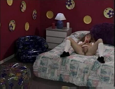 Pretty college girl likes meat in her ass