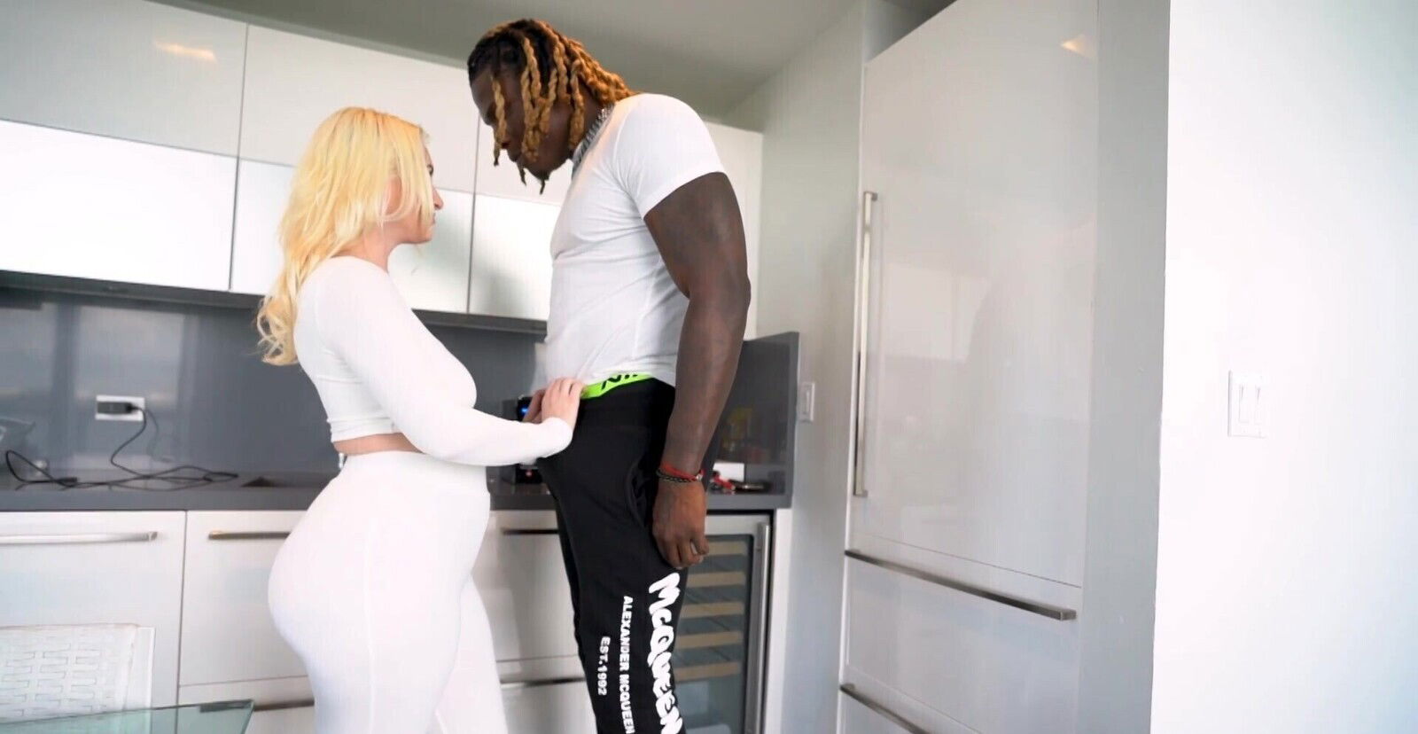 Wild Interracial fucking with horny blonde Kate Dee.