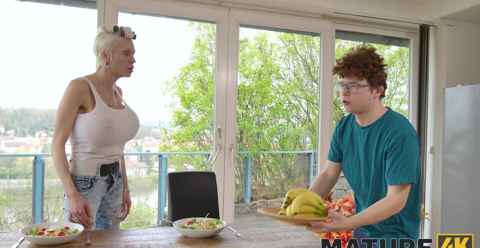 Blonde MILF with enormous getting fucked Tanya Virago