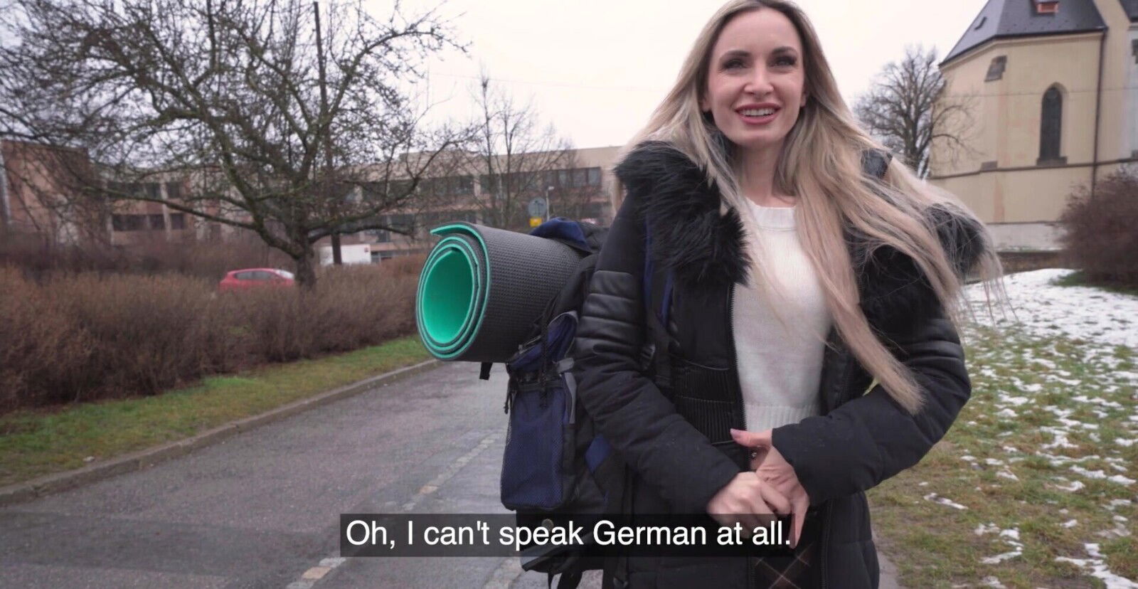 Blonde Micky Muffin with sucking dick