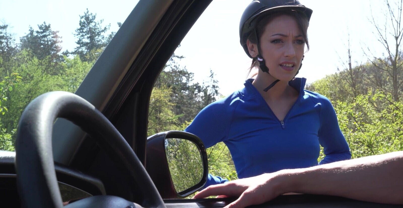 Brunette Jade Amor with natural gets fucked