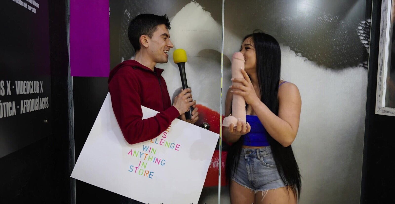 Balls deep drilling makes horny slut Alexis Doll scream