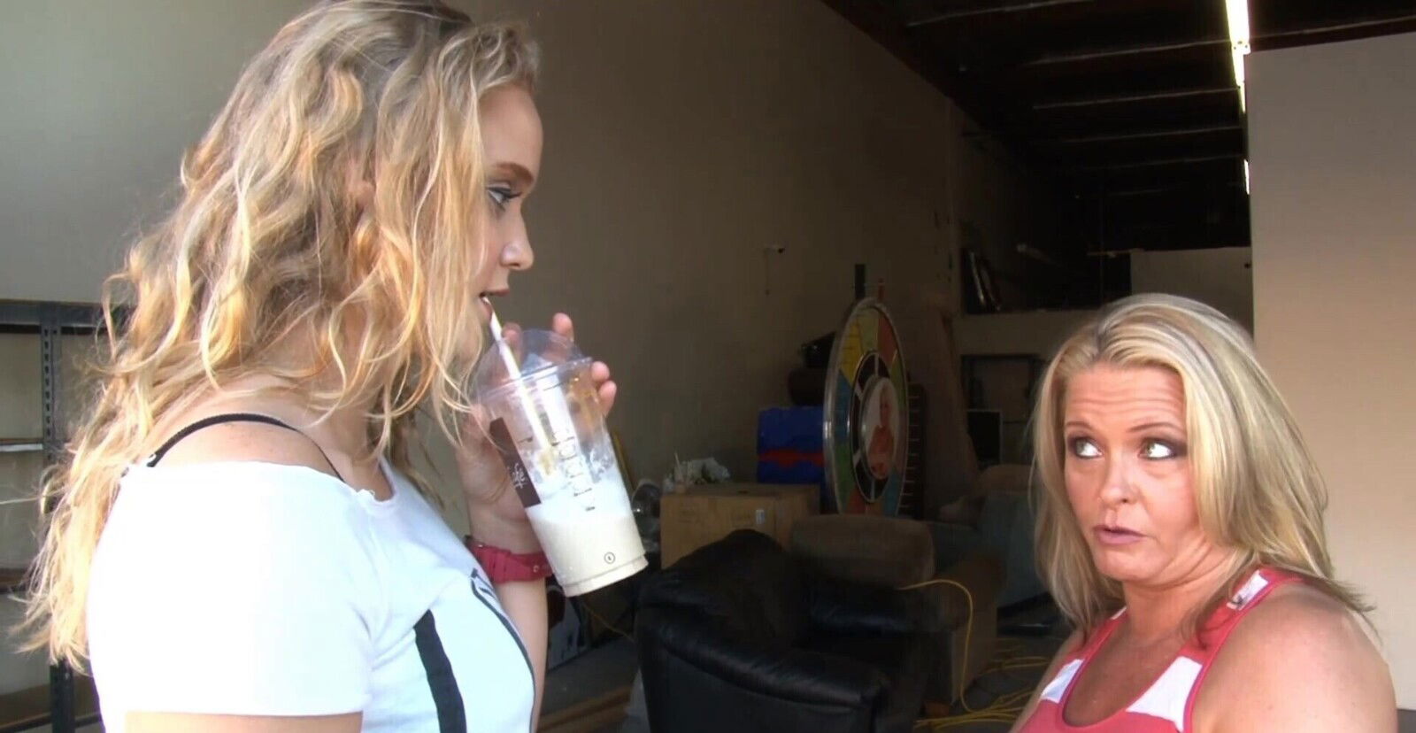 Wendy Divine having while gently fingering Vallis's cunt