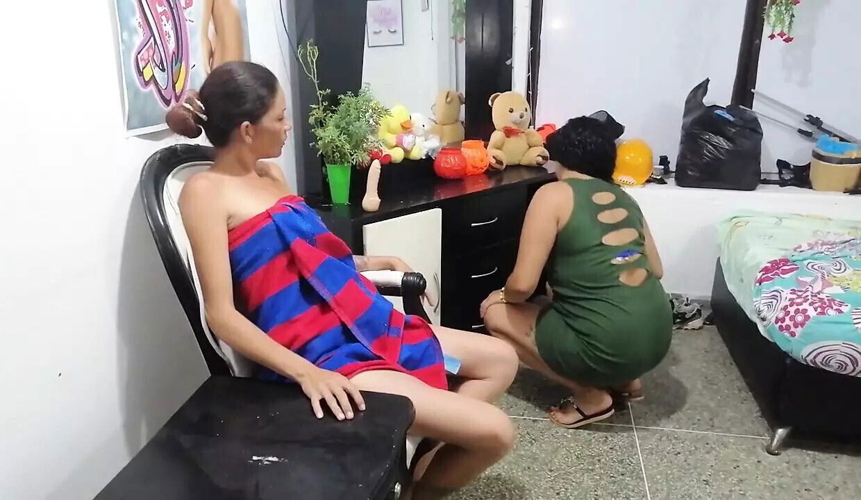 organizing room with cousin warm, fucked sucked pussy