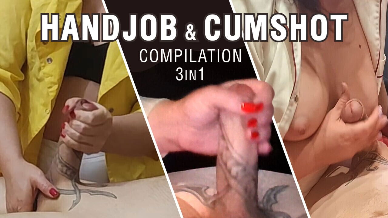 HANDJOB CUMSHOT. Compilation. Close-Up. Home Video.