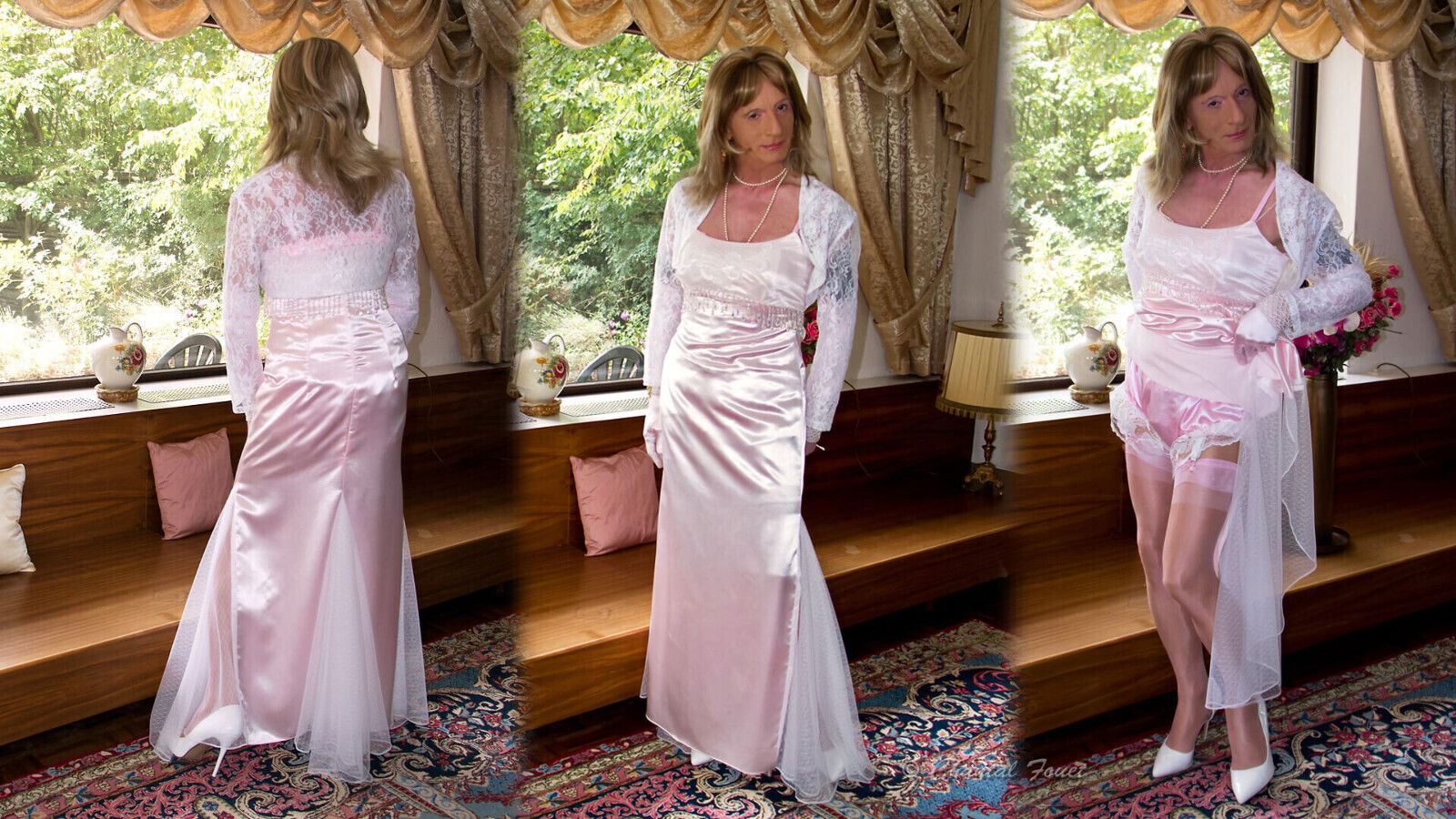Pink Satin Lady