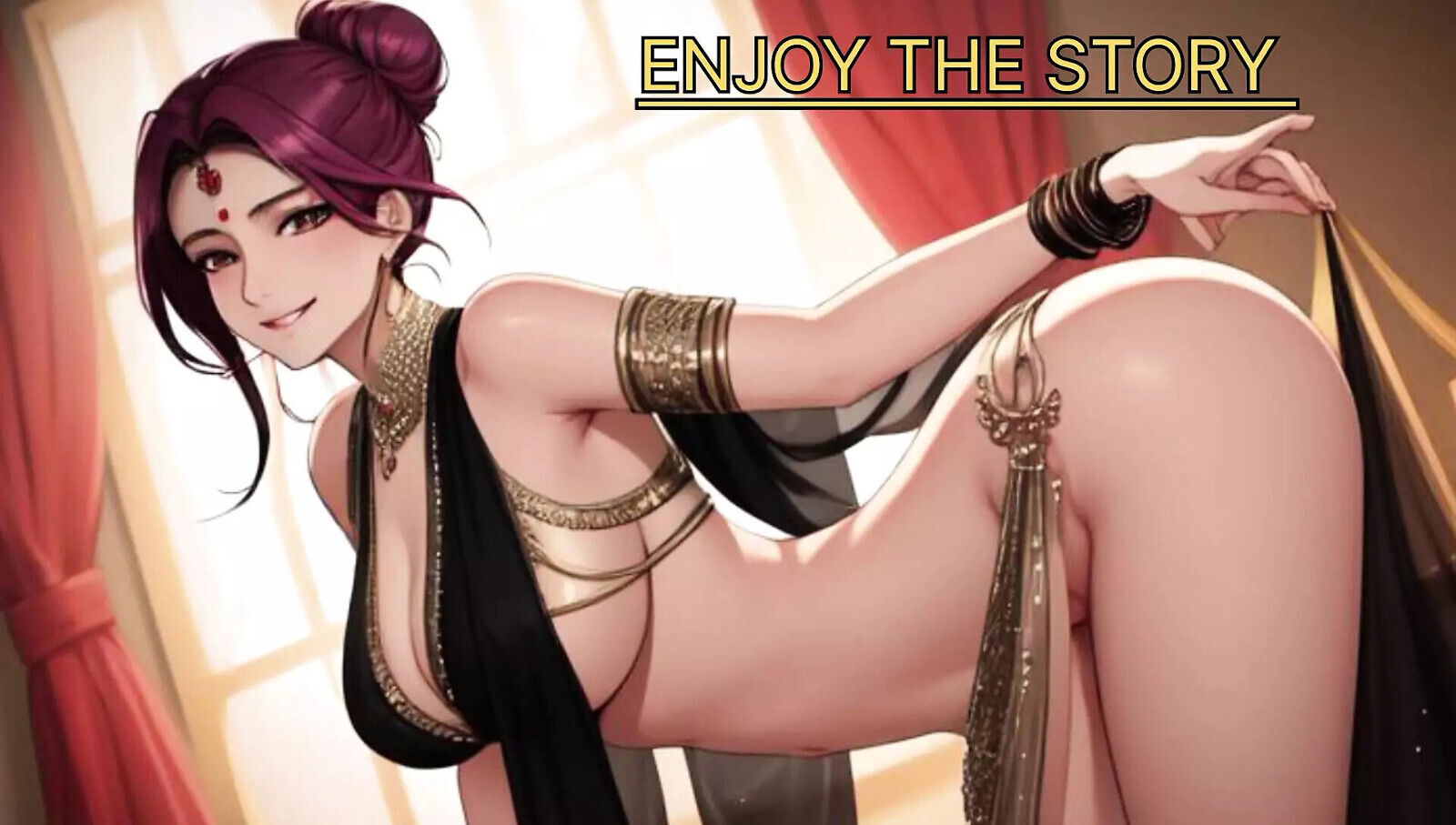 with aunty when anyone there