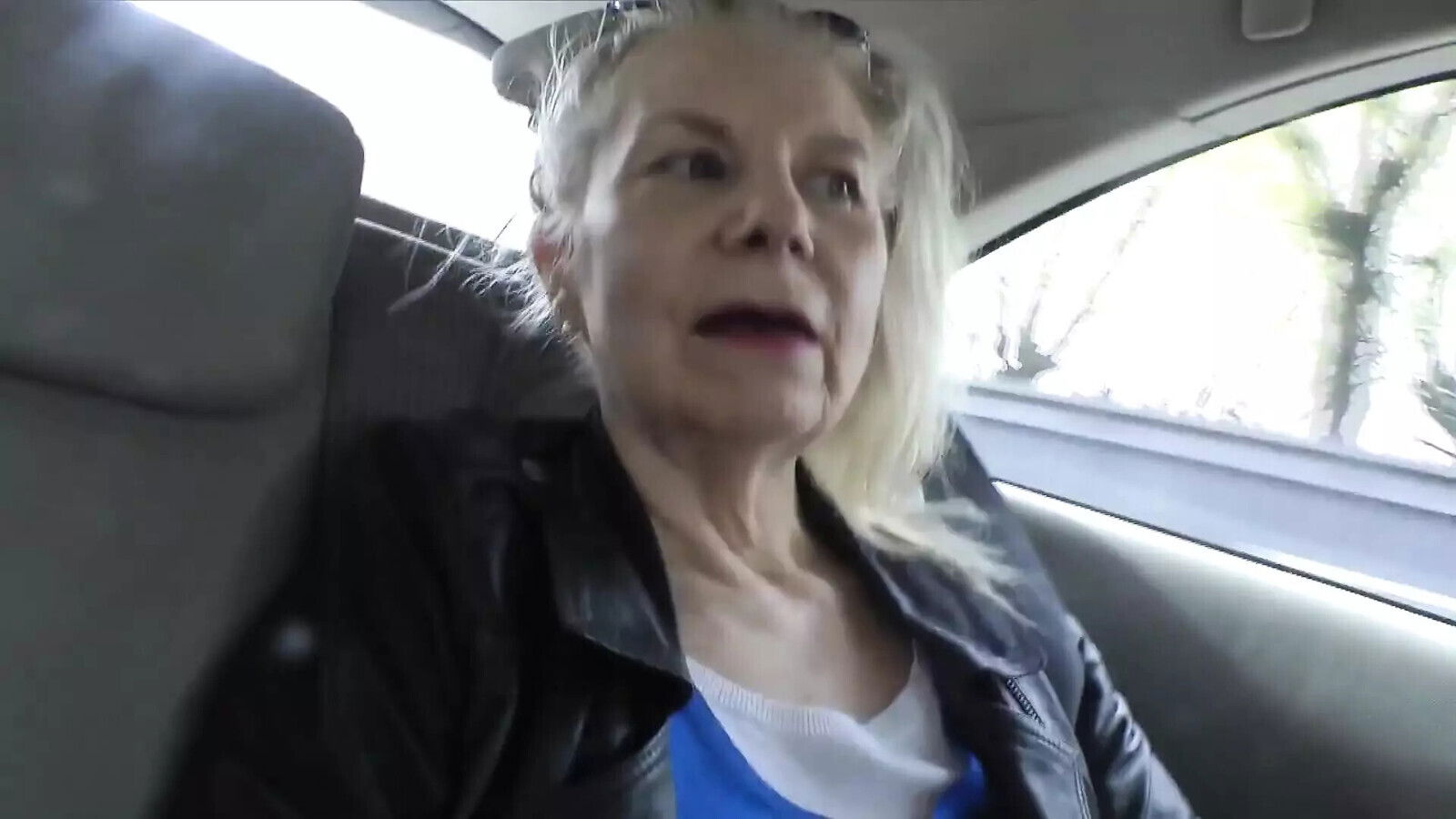 Granny Pisses Before Getting Fucked Black