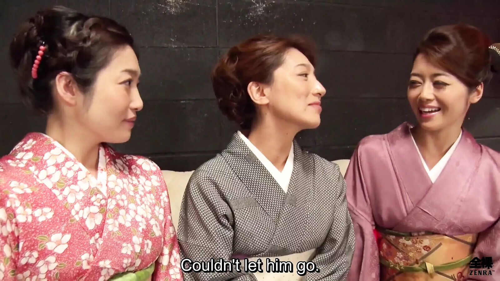 Japanese traditional kimono orgy with Maki Hojo friends