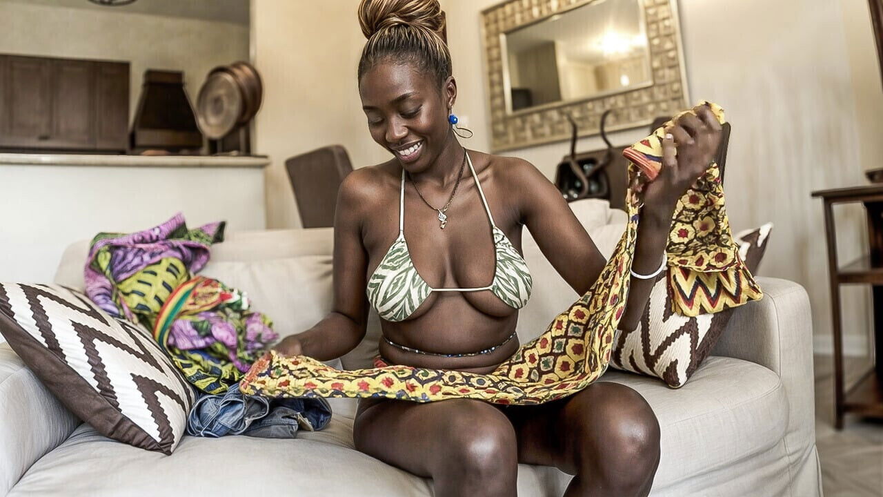 Saggy ebony slut sloppy blowjob wild reverse cowgirl!