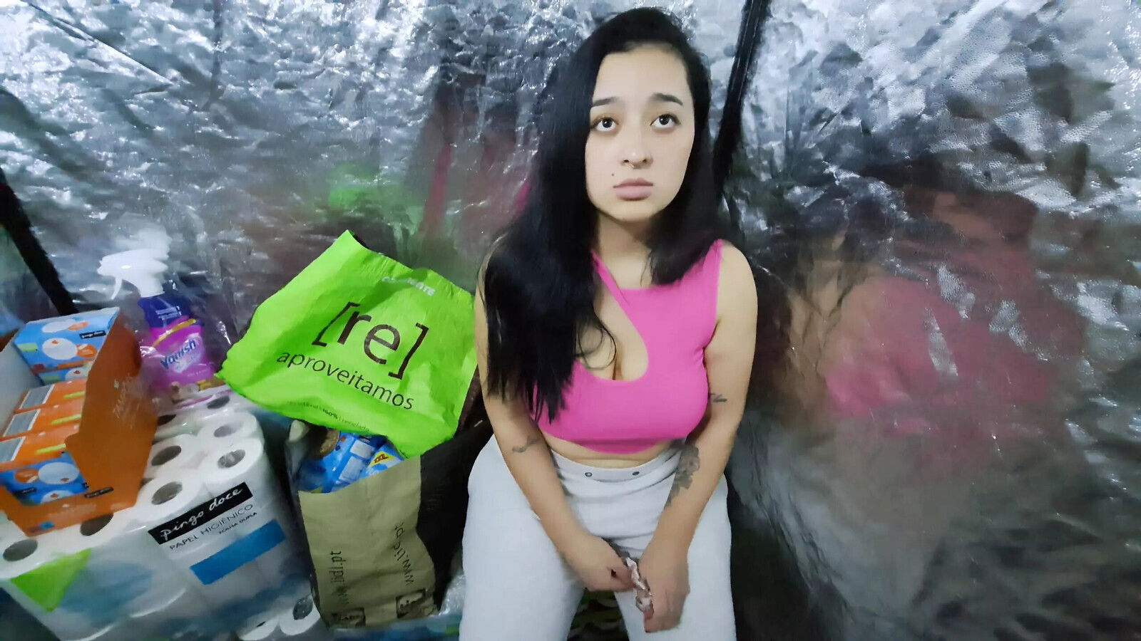 Immigrant Hides Pantry Receives Creampie