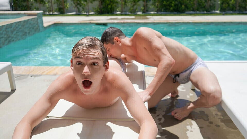 BrotherCrush Horny Stepbrothers Their Sultry Bodies Pool Cool Summer