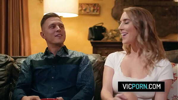 milf wife Cadence fucks with husband college buddy while watches