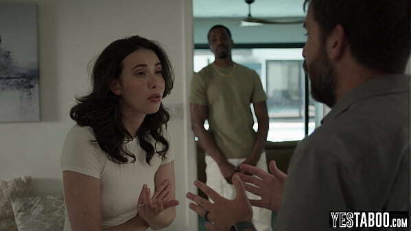 Horny husband gets depressed wife black present