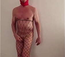 Erotic play with my clean-shaven feminine male body in love with myself