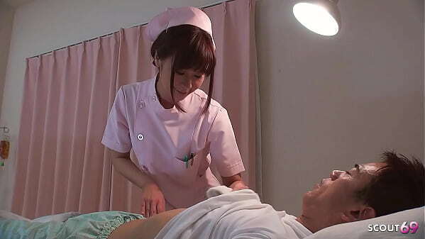 Slim Small Japanese Teen Nurse seduce Fuck ugly Patient Hospital Uncensored Porn