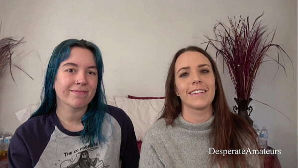 Desperate Amateurs Olivia Alisha getting their tight pussies stretched.