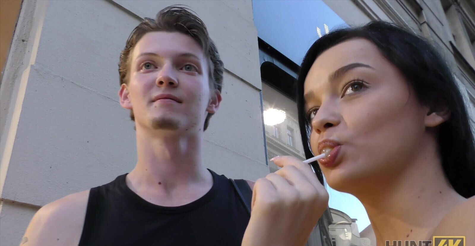 Cuckold boyfriend lets sexy girlfriend Erica Black ride dick