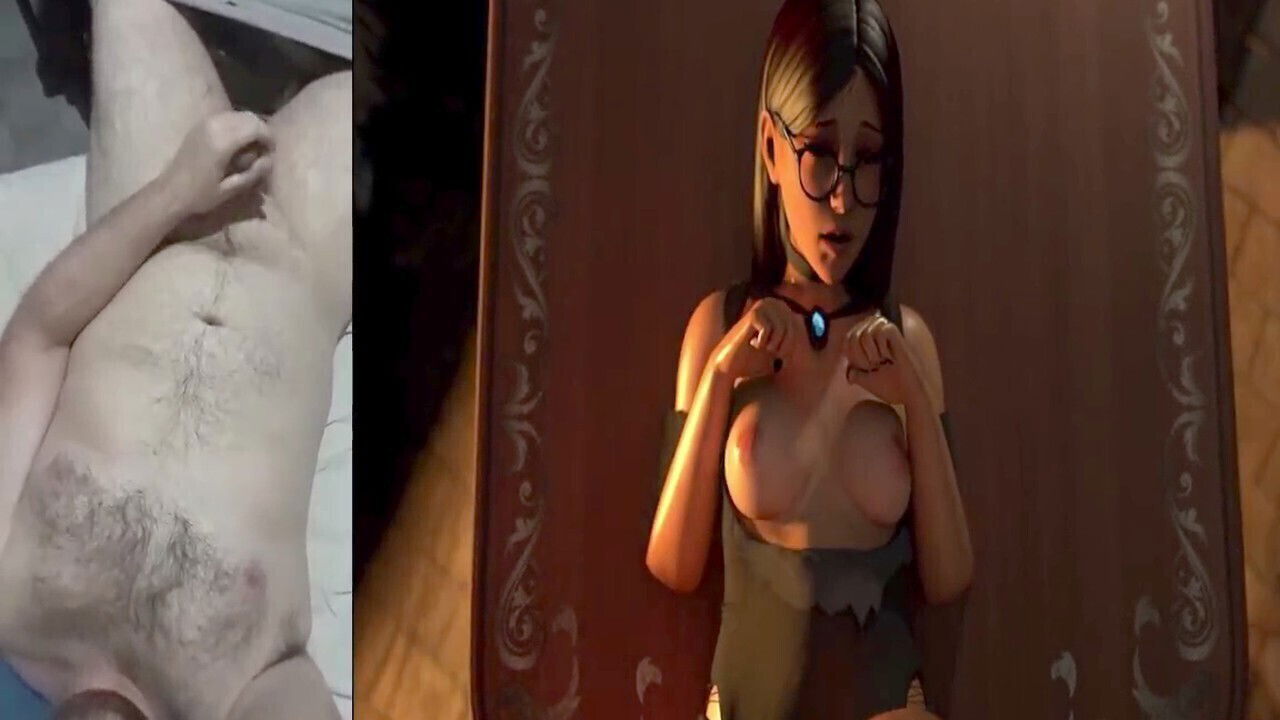 Seductive with huge round butt indulges forbidden desires