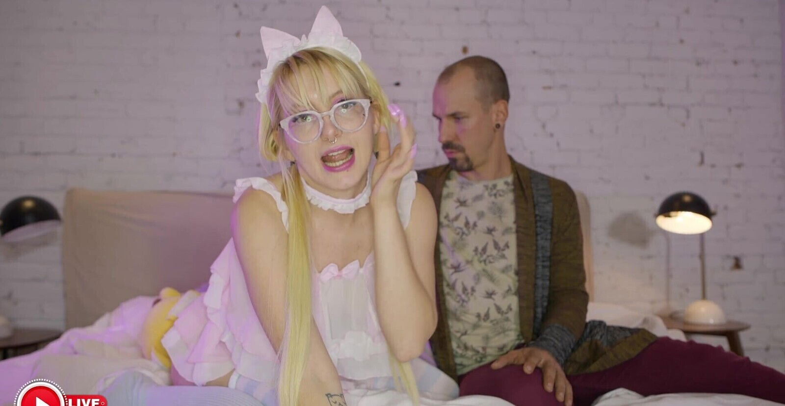 Stacie Doll enjoys while giving lover nice blowjob