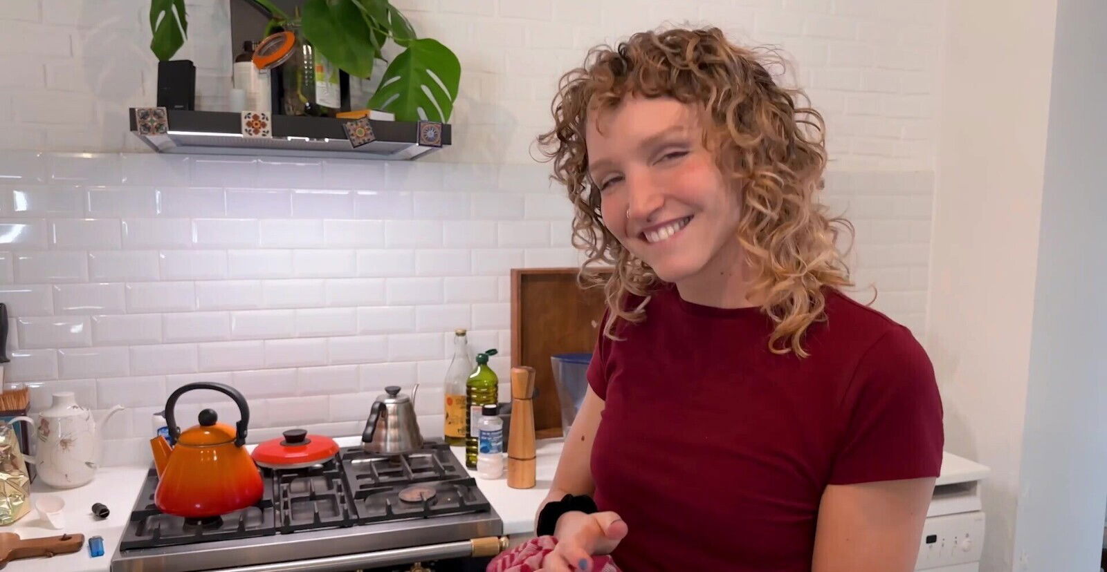 Serafina with enjoys while getting penetrated