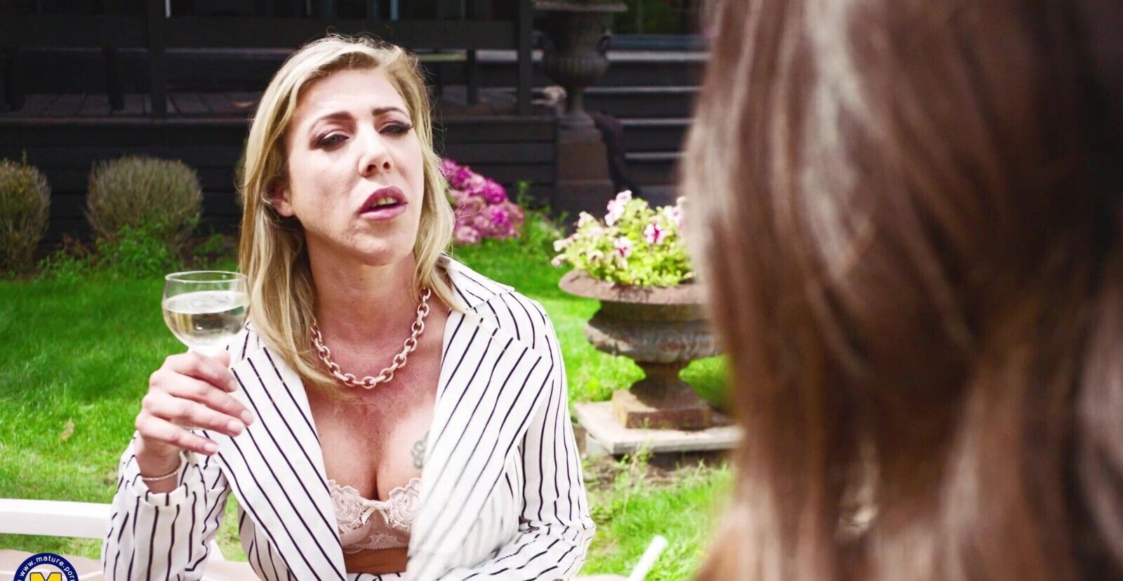 Outdoor lesbian fingering with Lina Luxa Nikky Clarisse