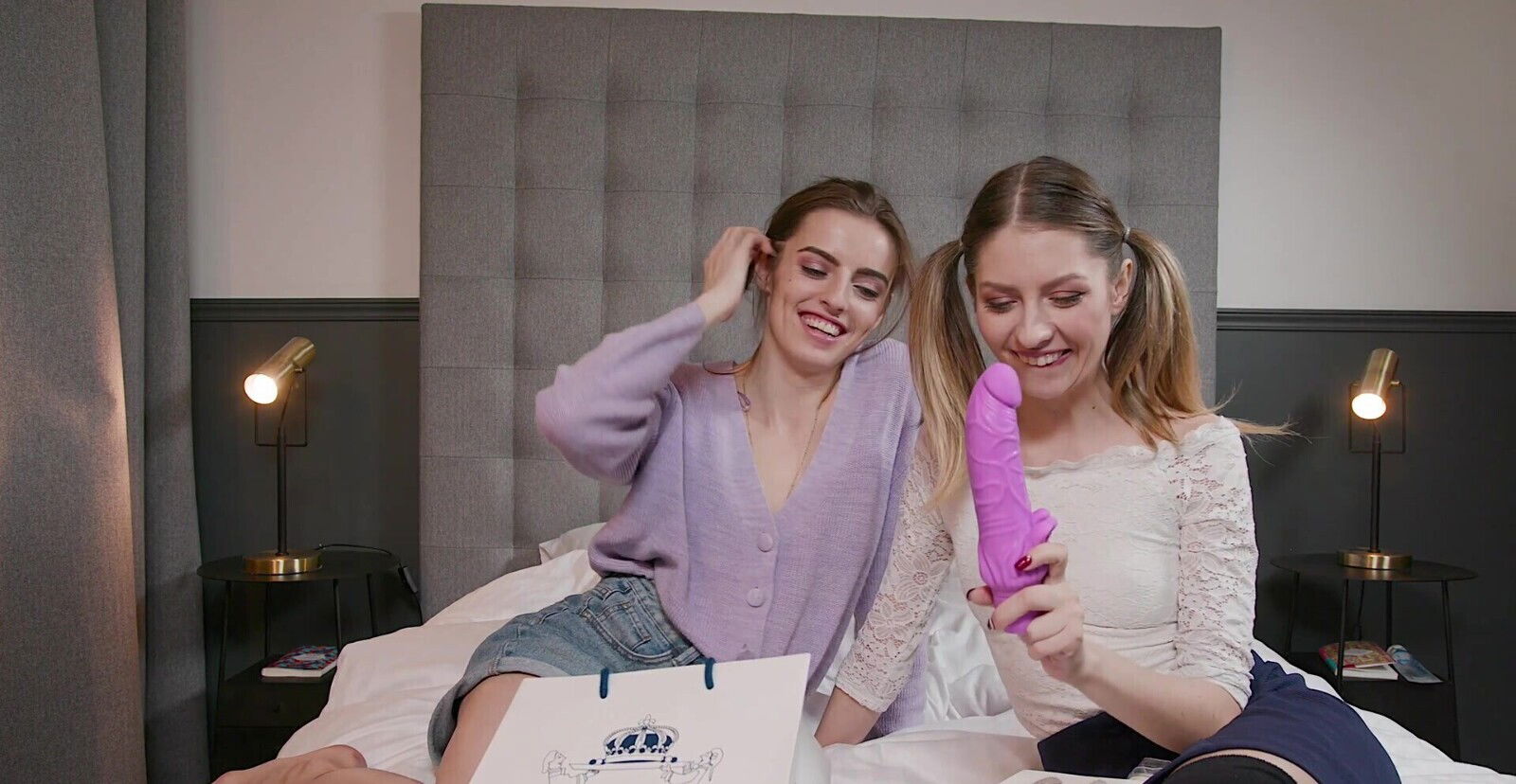 Lina moans while being nicely fingered