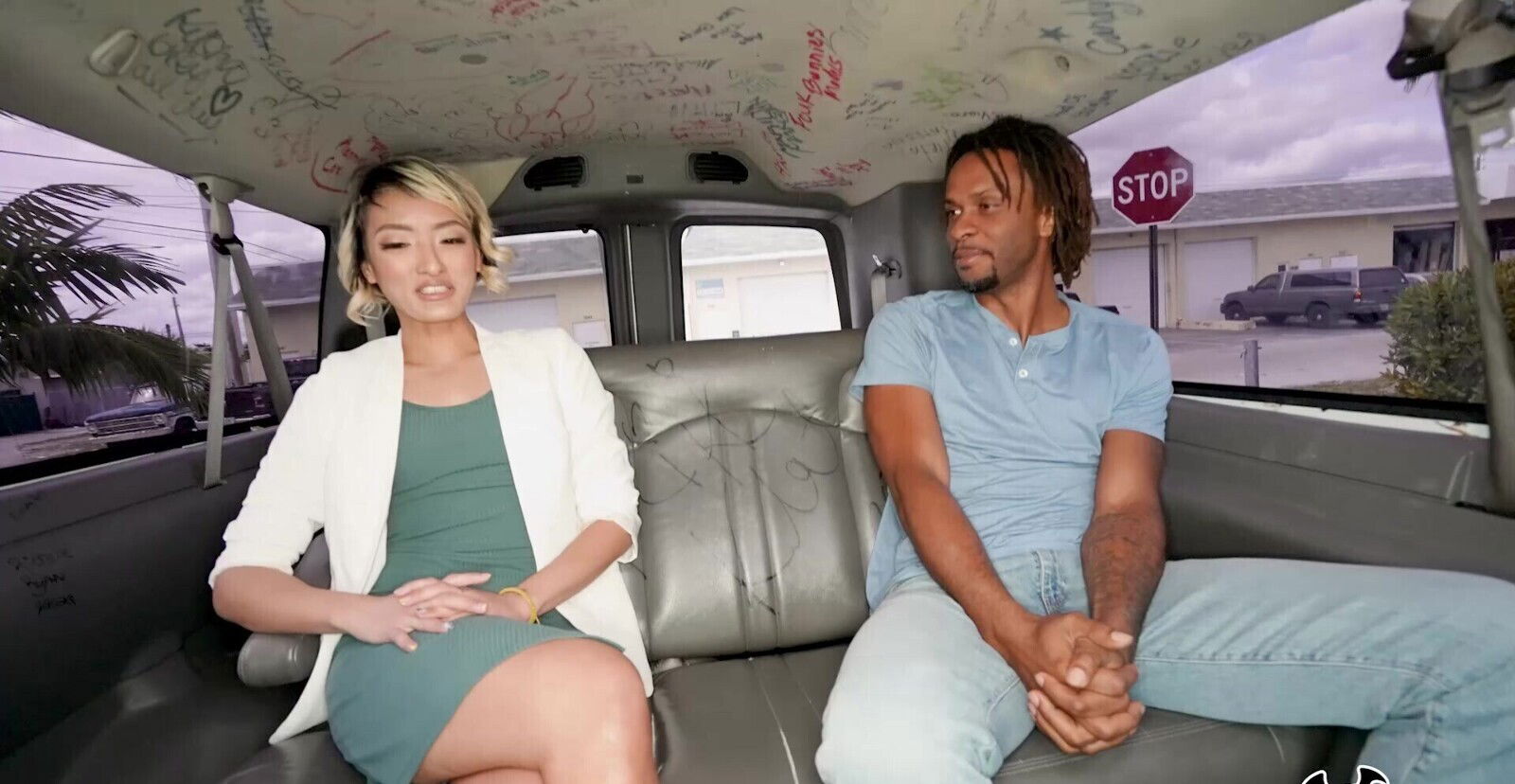 Channy Crossfire moans while having interracial doggy