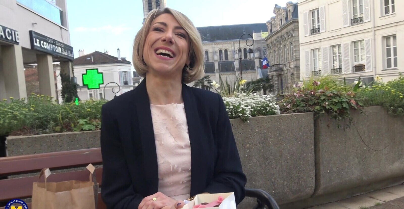 Chubby Julie Holly enjoys while getting fucked from behind