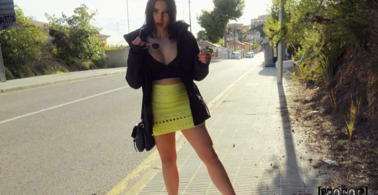 video brunette Serenia Keer being fucked forest