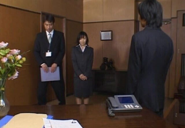 moans while being fucked boss office