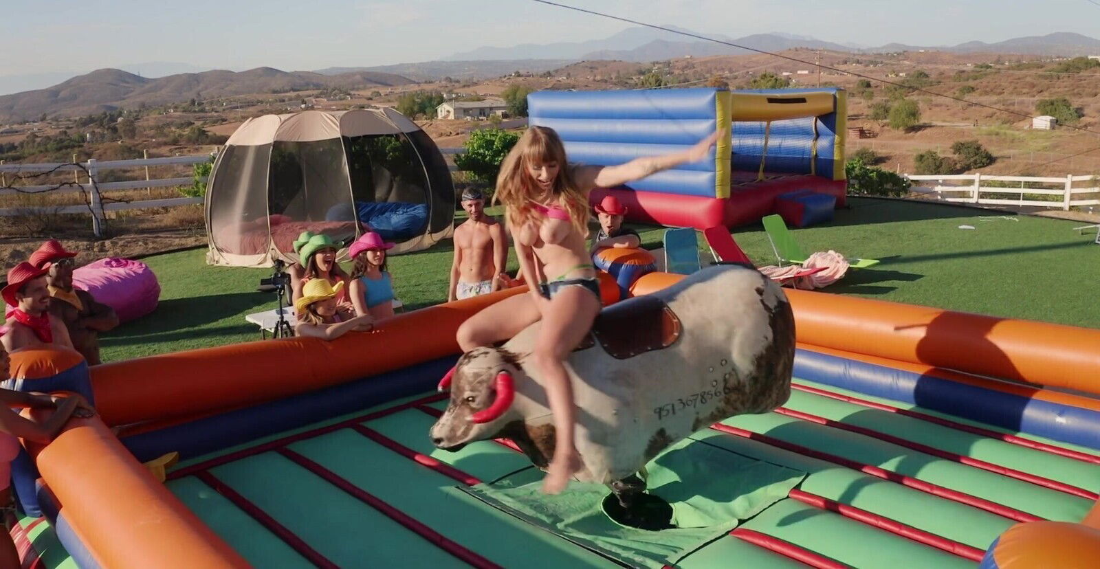 Outdoor group fucking with naughty Kylie Rocket Moore