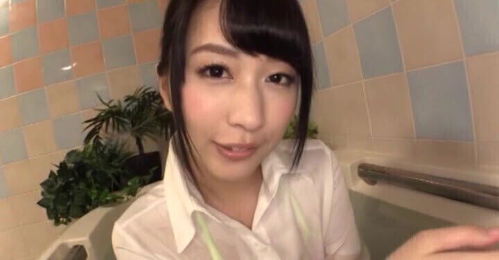 Sexy Japanese girl Yukine Sakuragi moans while getting fucked