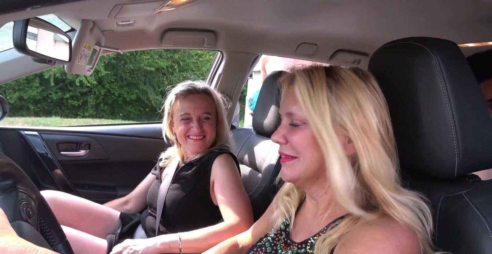 Group fucking sofa with horny Renata Lucy