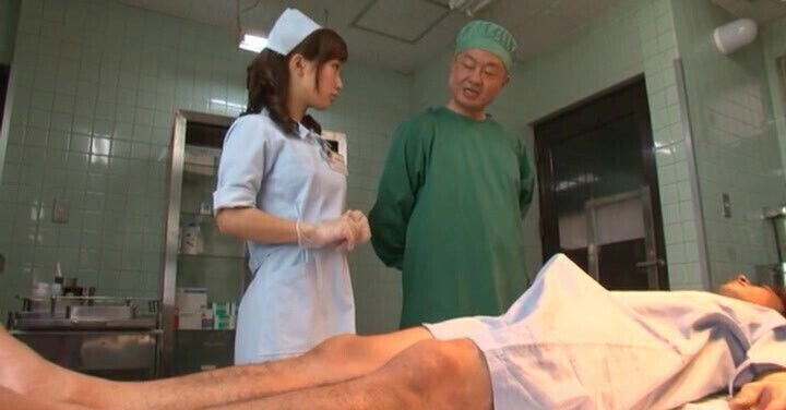 Japanese nurse with natural boobs being fucked Minami Kojima