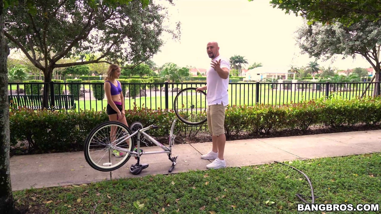 Adorable blondie Mila Hendrix enjoys riding stranger's dick