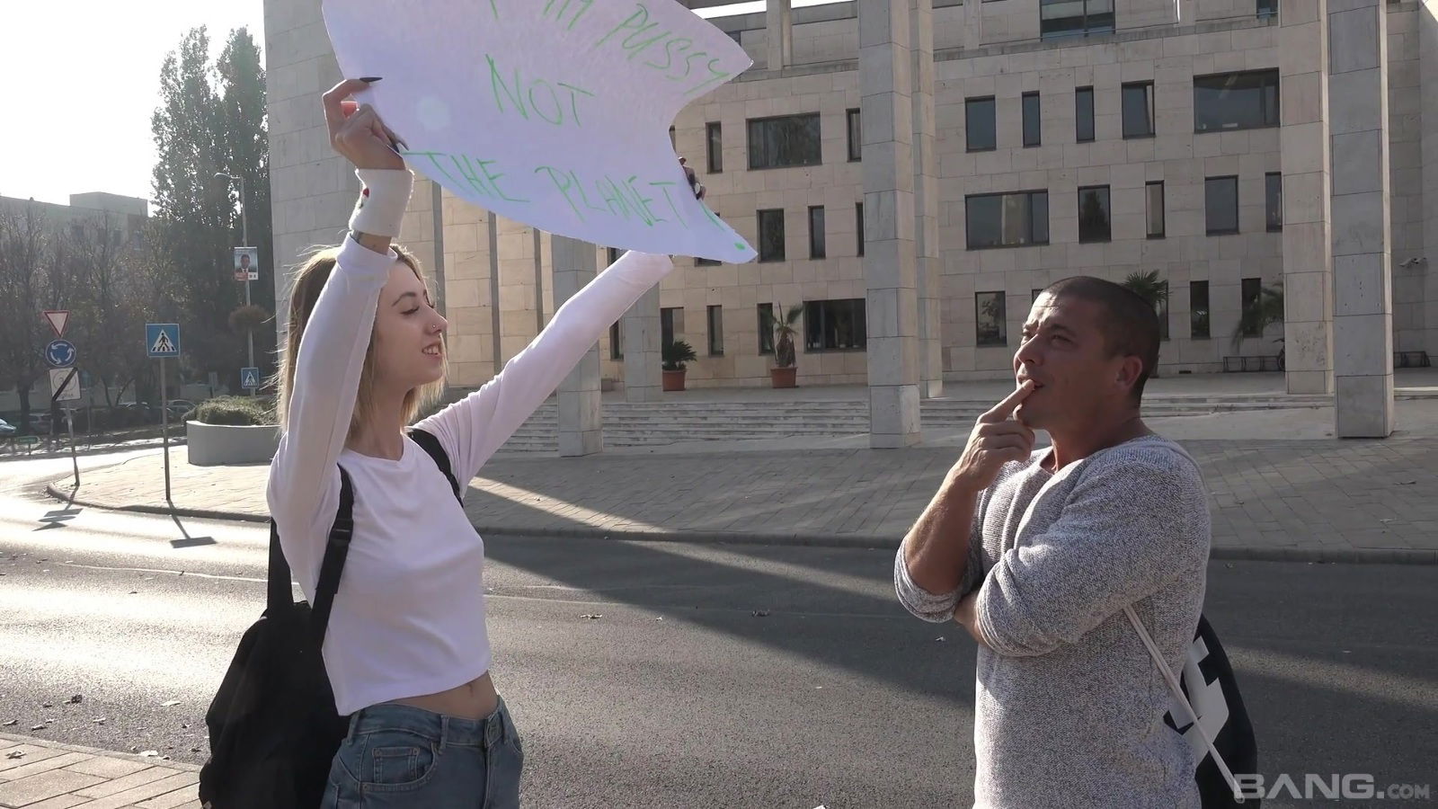 Quickie fucking living-room with skinny amateur Arietta Young