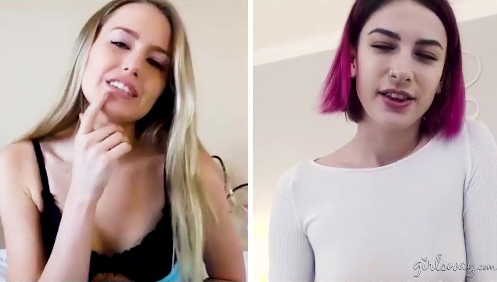 Pornstars Kristen Scott Scarlett Sage love masturbating webcam
