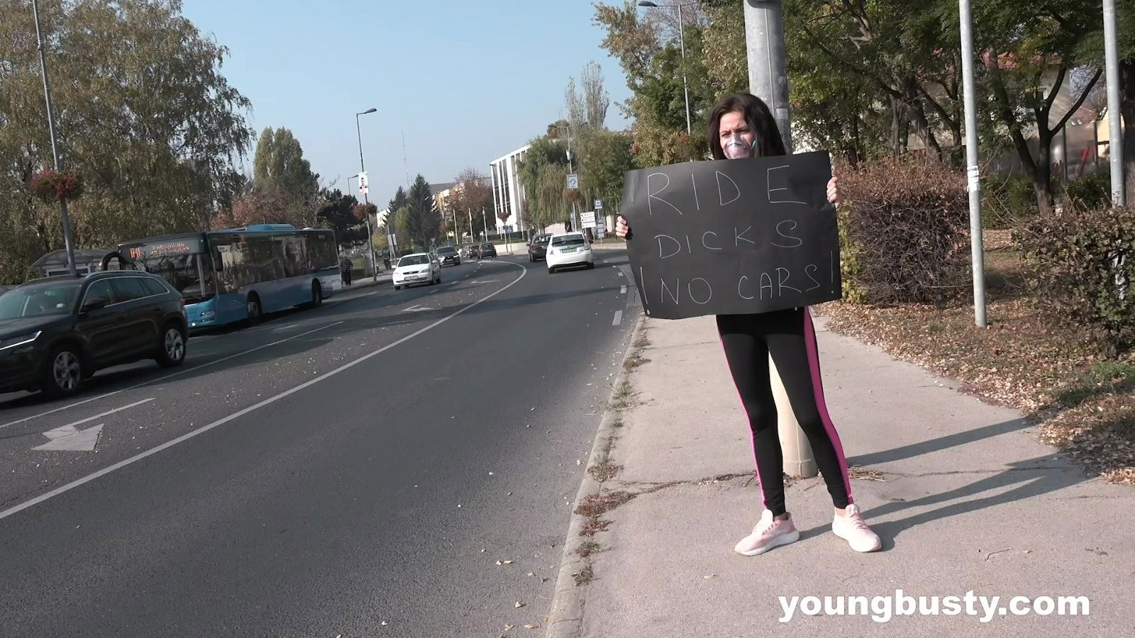 Amateur chick Sherill Collins with massive tits, fucks stranger