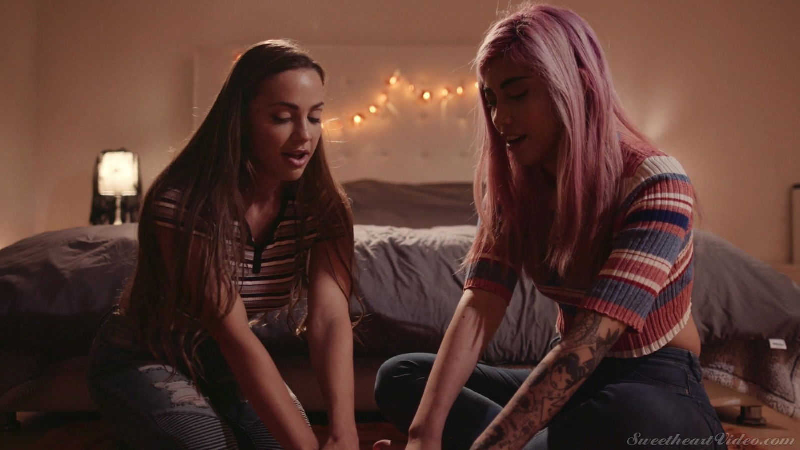 Erotic video lesbian with Abigail Ashlee Juliet