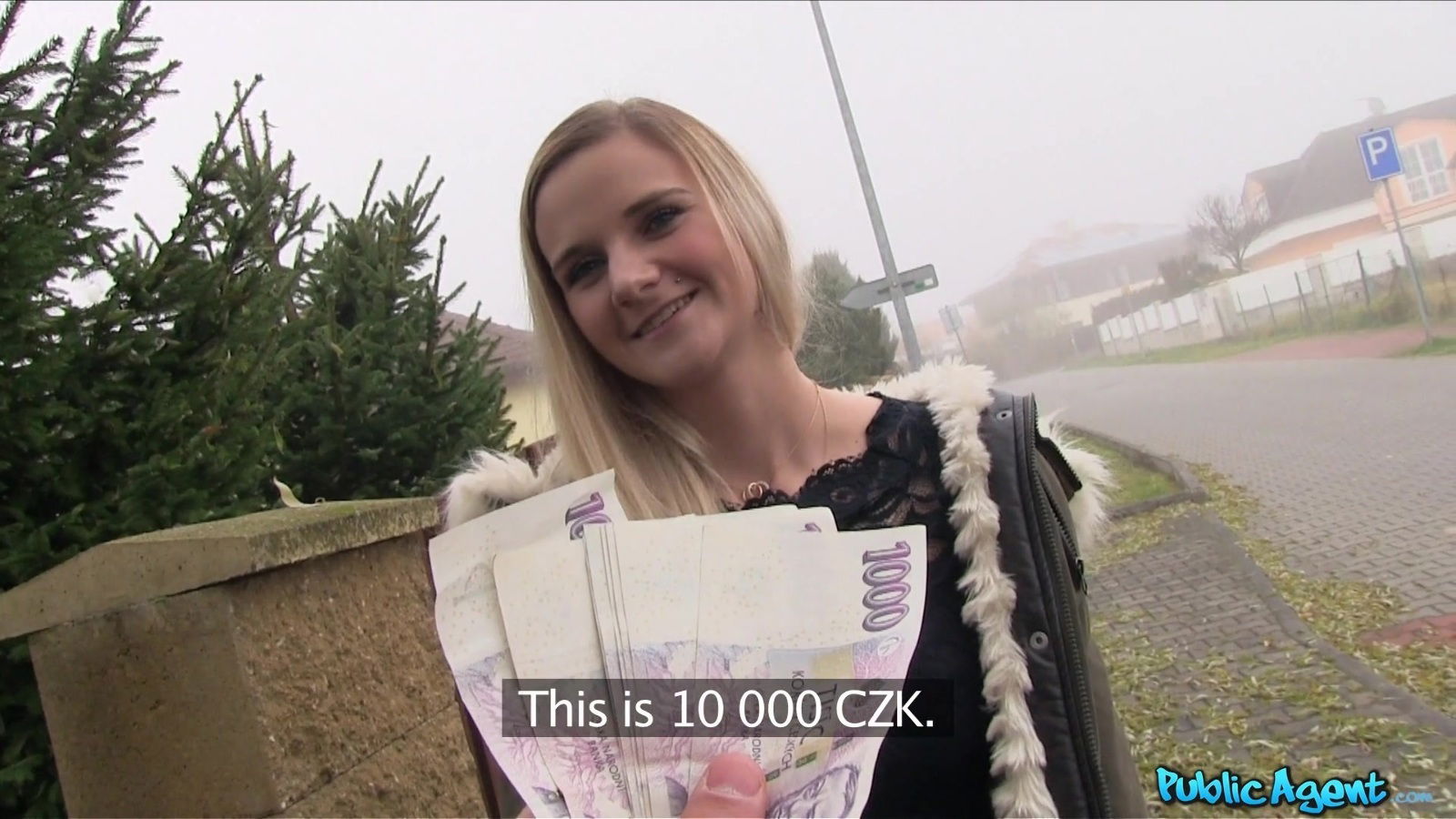 Horny blonde Katy Pearl gets pussy licked banged