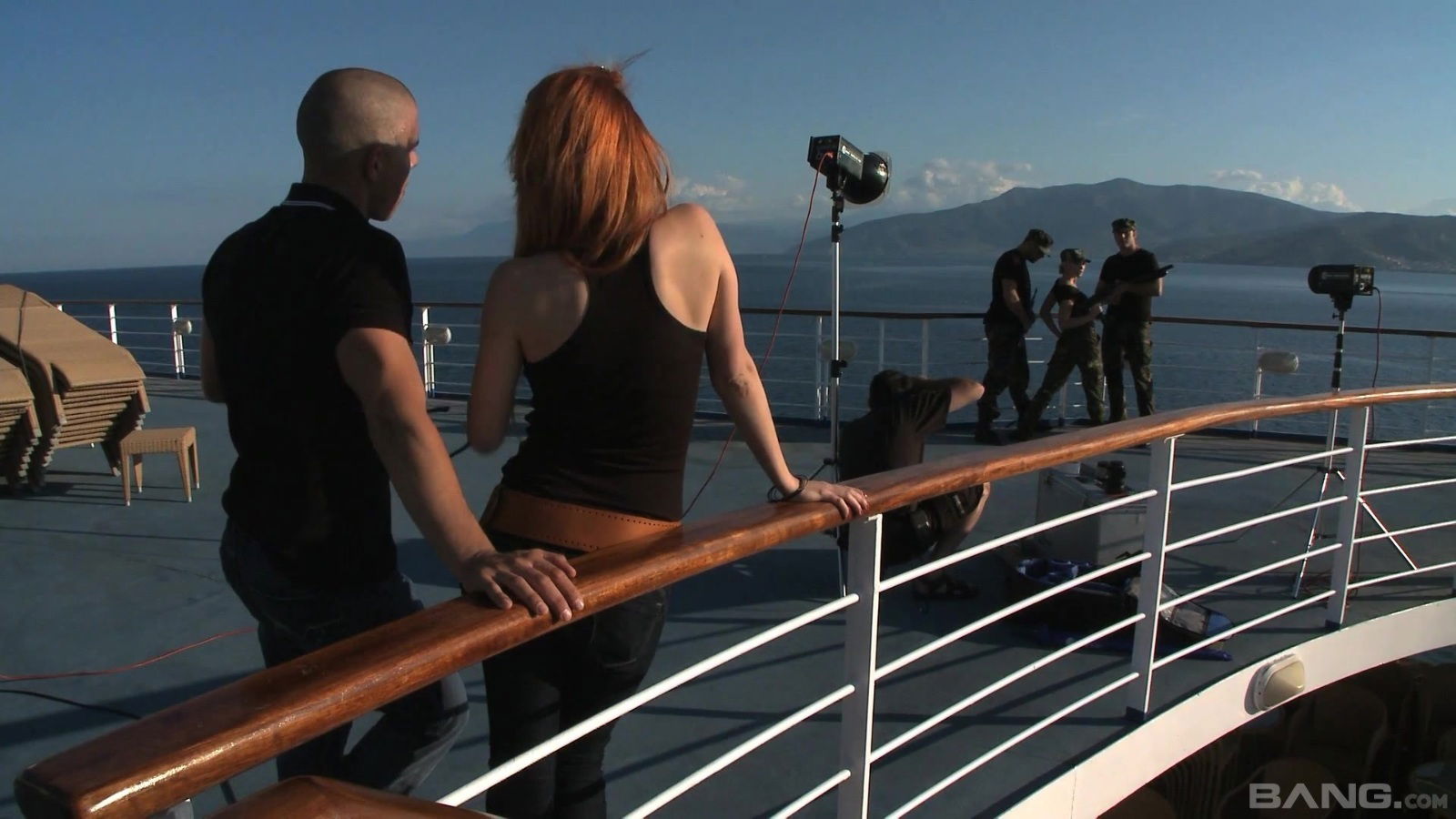 Nataly Kristine Crystalis enjoy threesome with horny