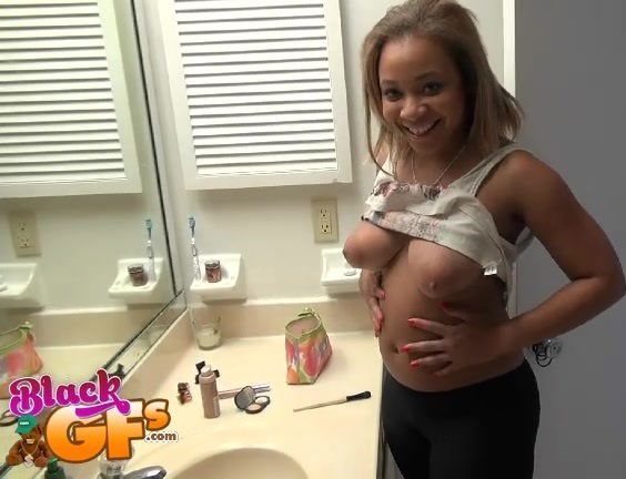 Busty ebony blonde MILF Mandy Rivers gets huge