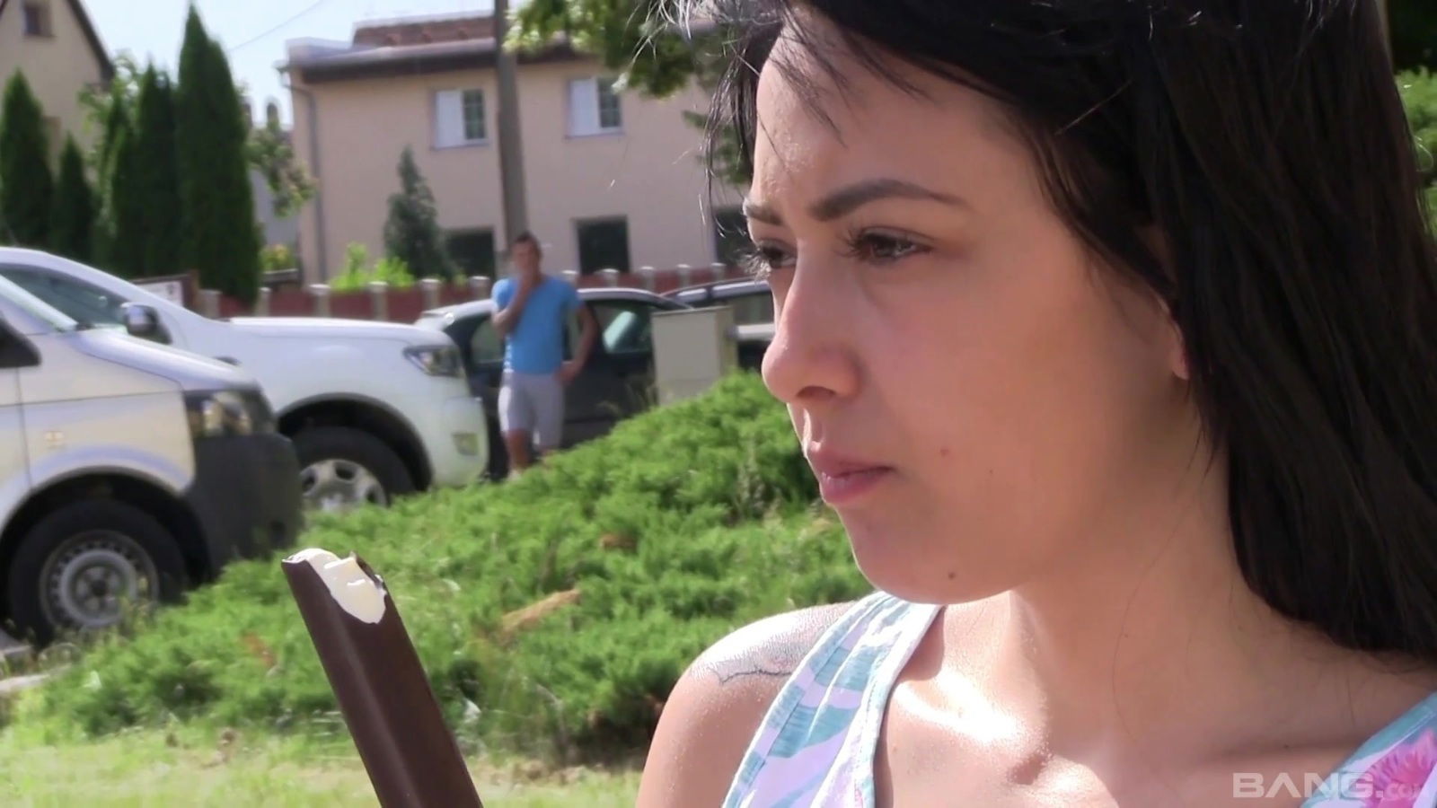 Emily Hamilton picked street fucked public