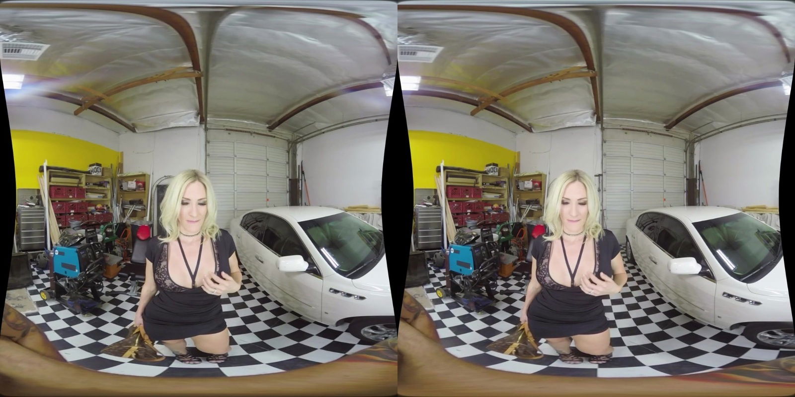 Pale blonde Blake Morgan while being fucked well