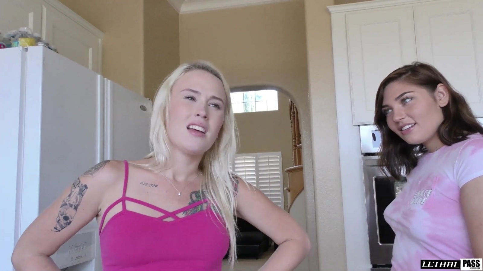 Layla Love Vivian Taylor pleased with only dick