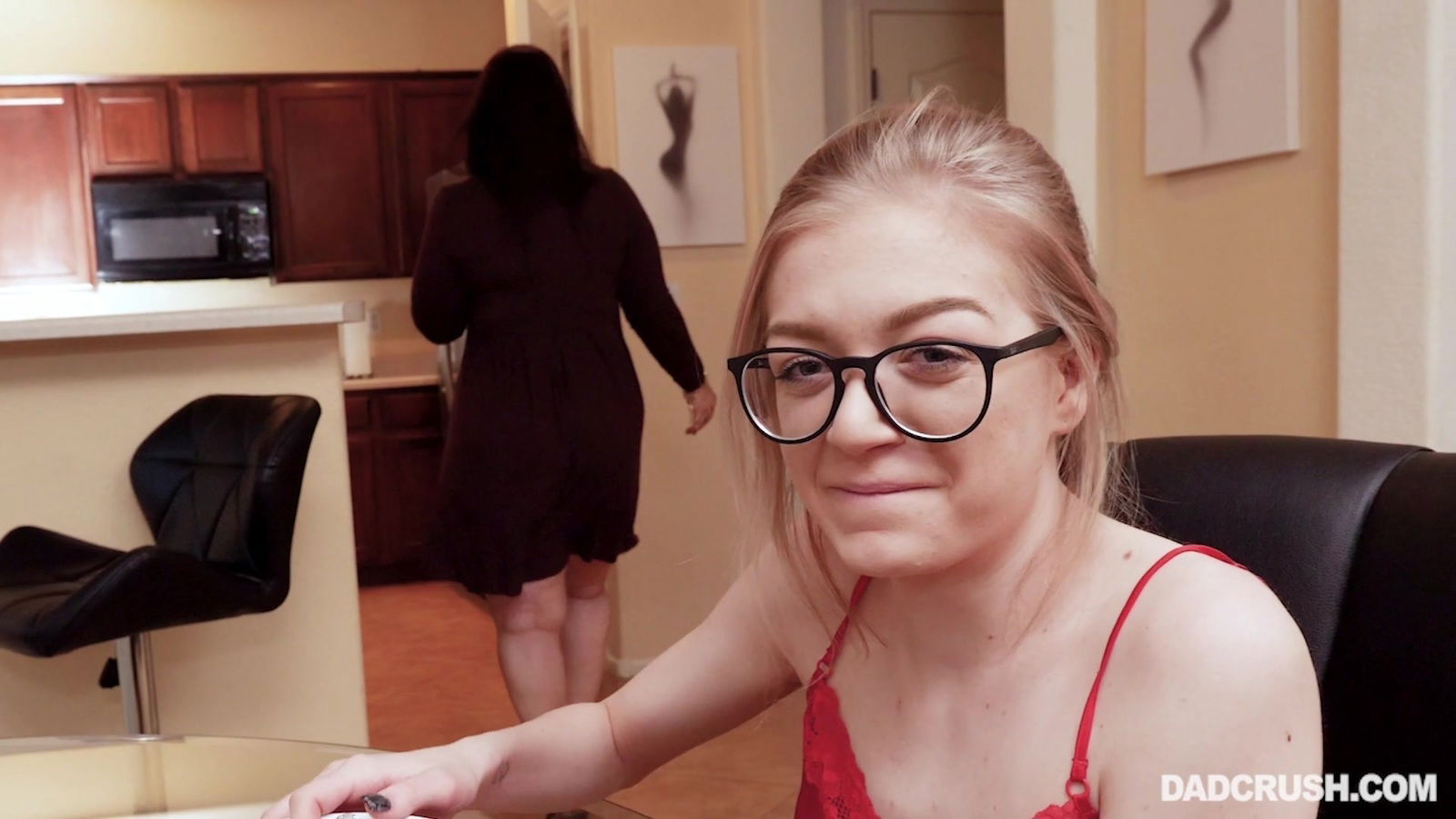 Cute nerd Jadyn Hayes enjoys fucking with handsome friend