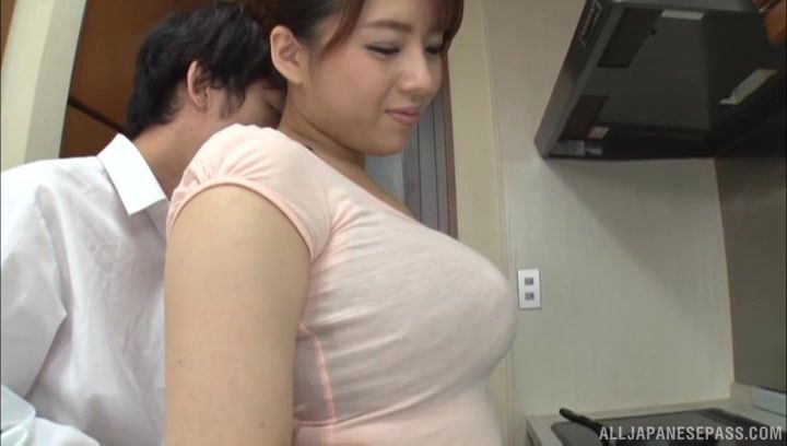 Asian cutie Mishima Natsuko likes jerk dick with boobs