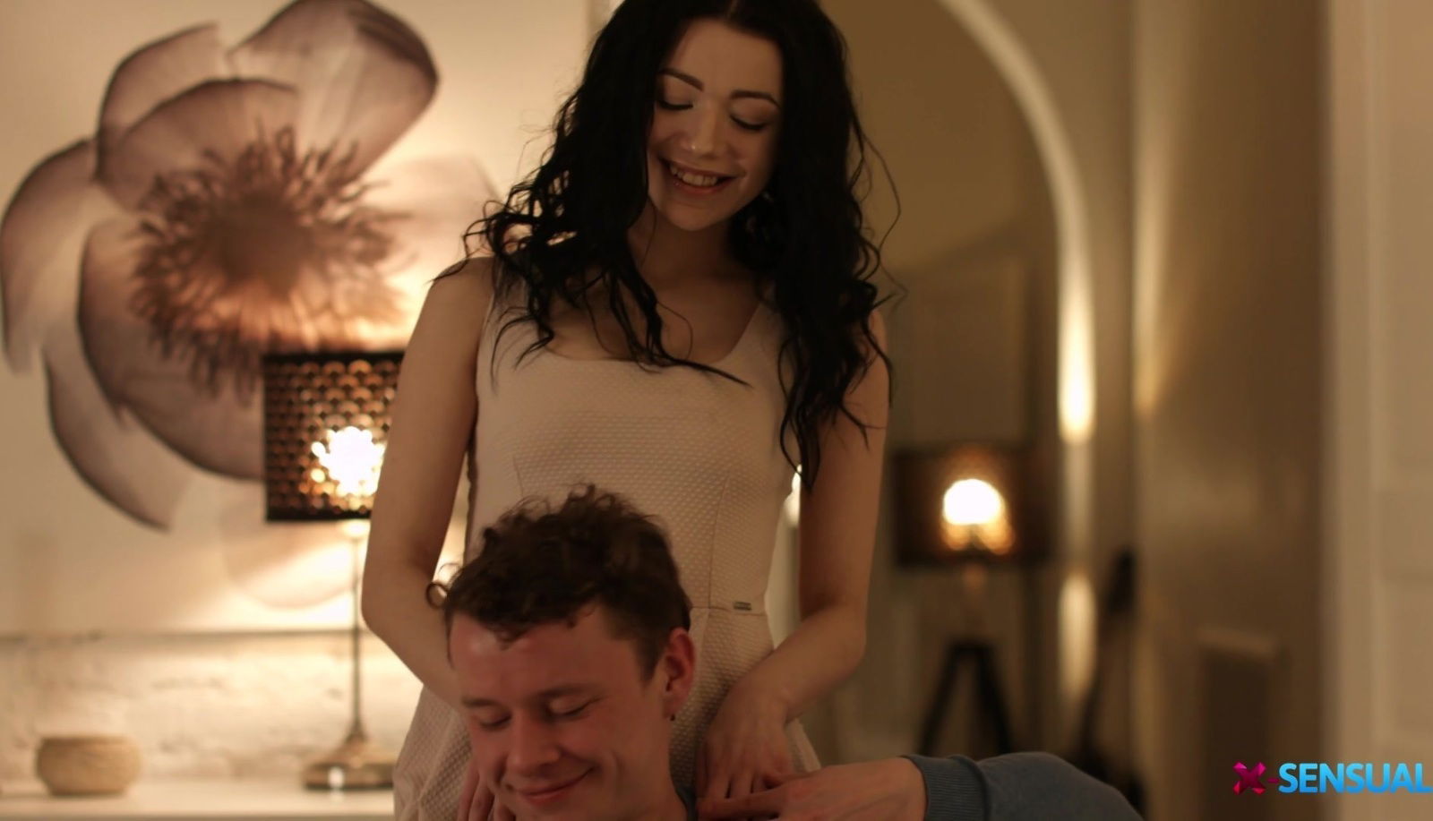 Good looking Emely Bender fucks with friend like there tomorrow